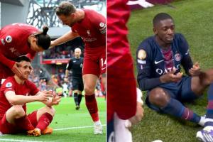 体育直播-悼念若塔！登贝莱补时锁胜局，进球后复刻若塔庆祝动作